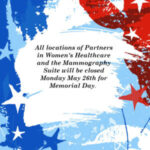 Partners in Women's Healthcare Memorial Day Notice