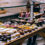Bakery goods on display